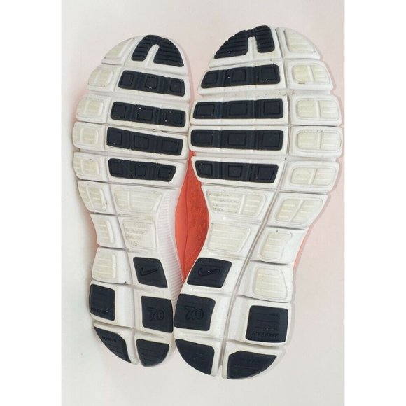 Nike Free 7.0 V2 Orange Low Top Lace Up Running Shoes Womens Size 7.5 - Picture 6 of 7
